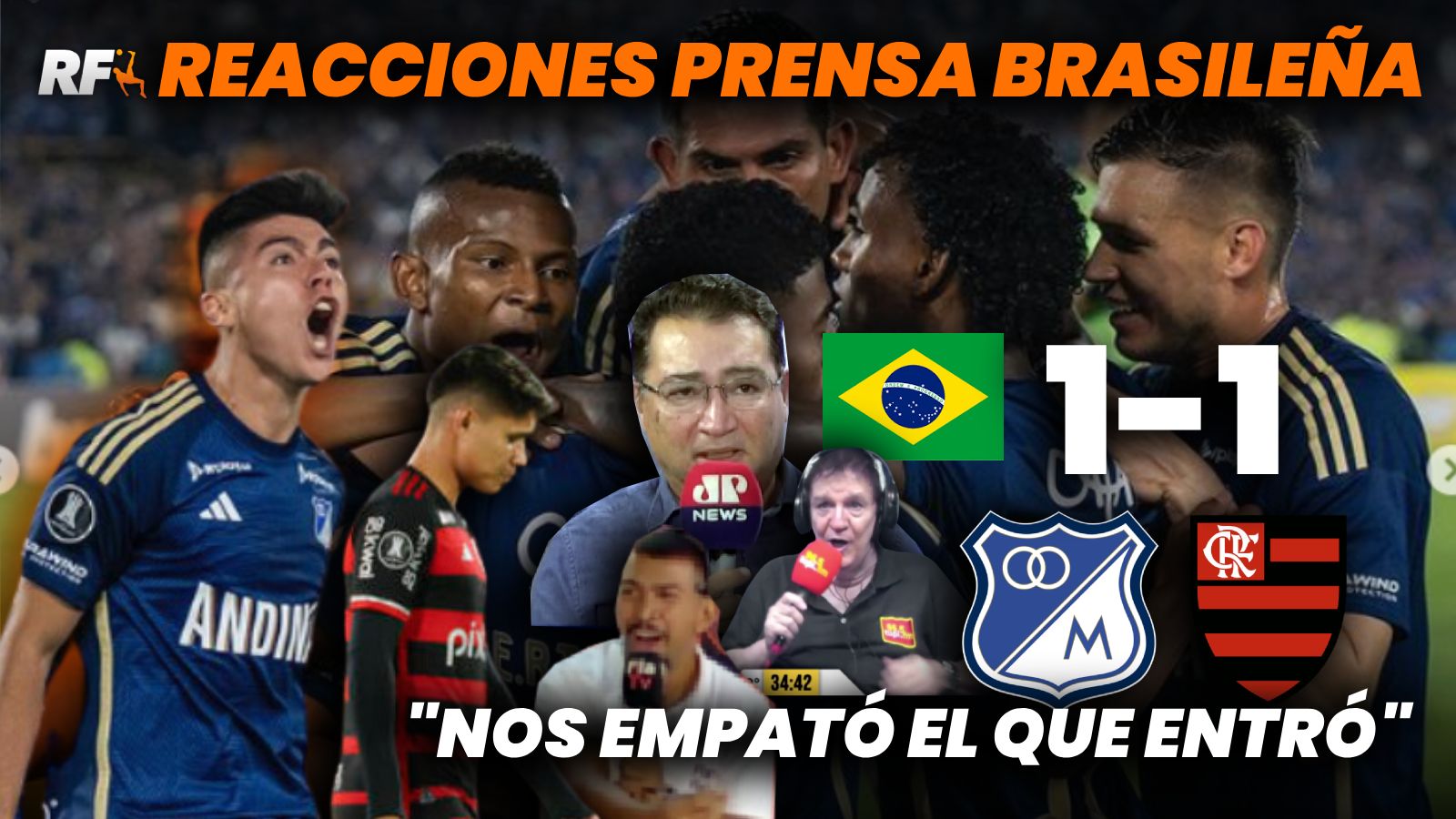 El poderoso Flamengo no pudo con Millonarios en la altura